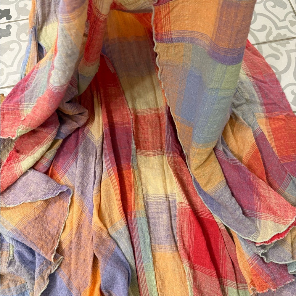 Madras That Linen Maxi Skirt size small - Picture 7 of 8
